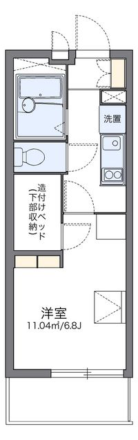 レオパレス英 間取り図