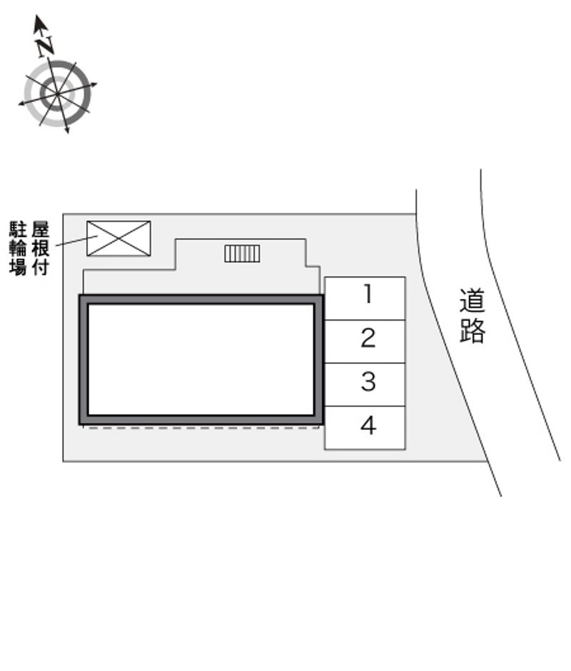 レオパレスピュアガーデンⅡ 配置図