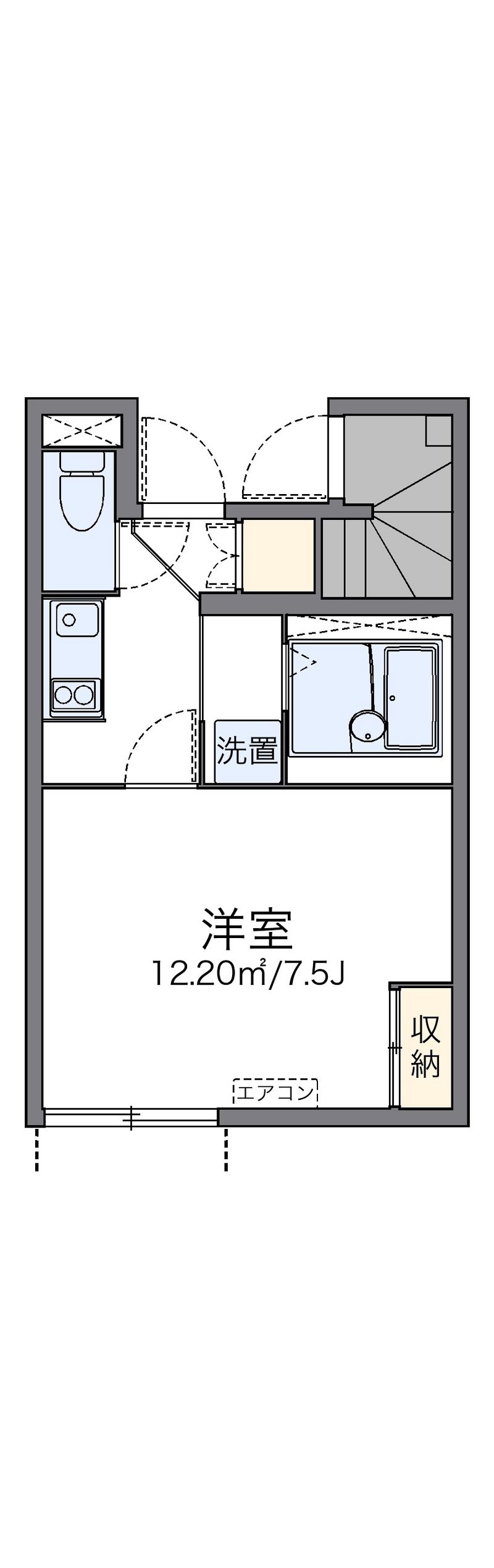 レオネクストカイトネストⅡ 間取図