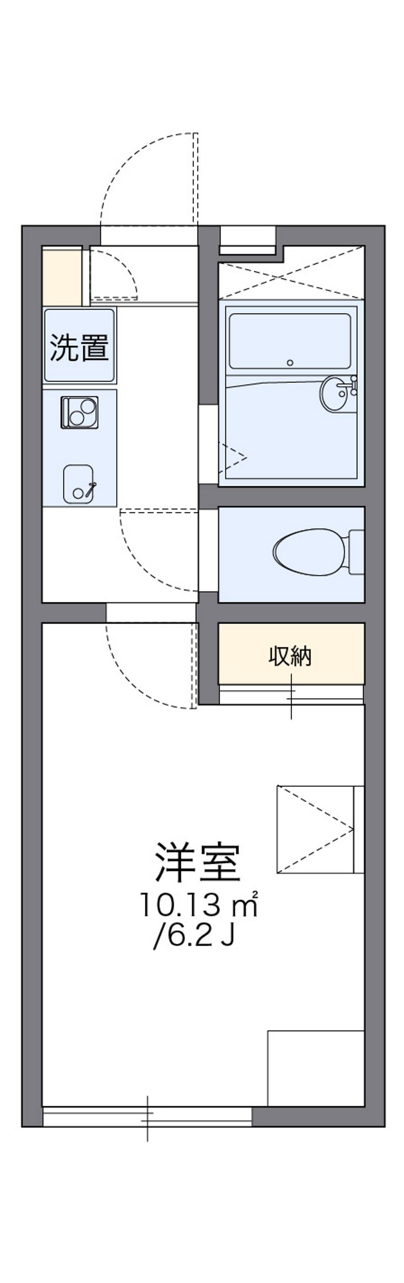 レオパレスアルテミス 間取図