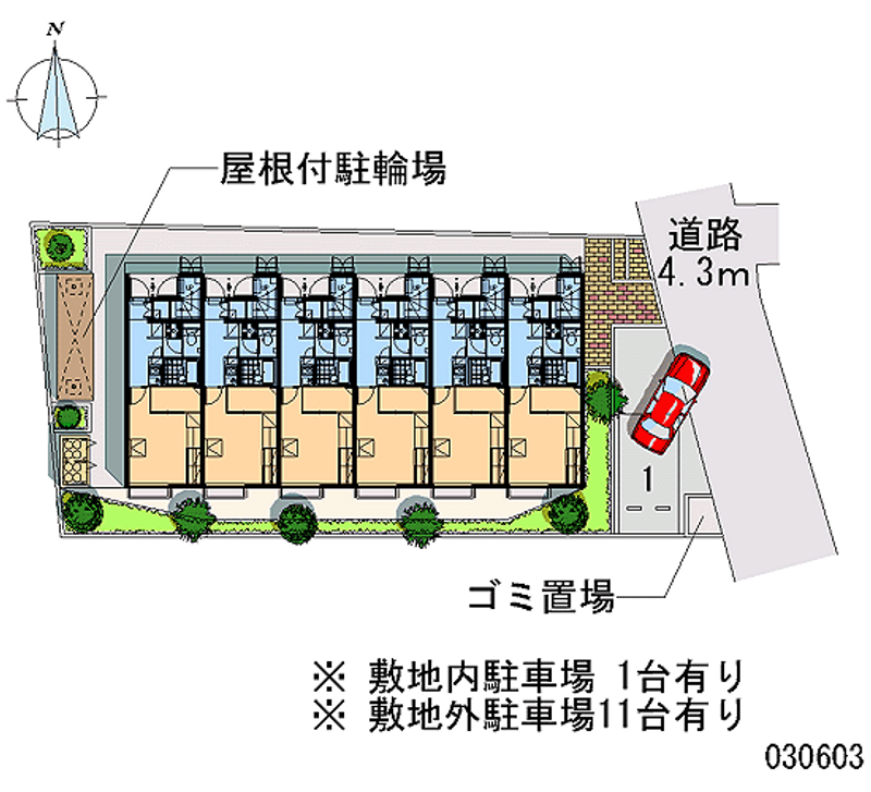 レオパレスアドヴァンス　川手 月極駐車場