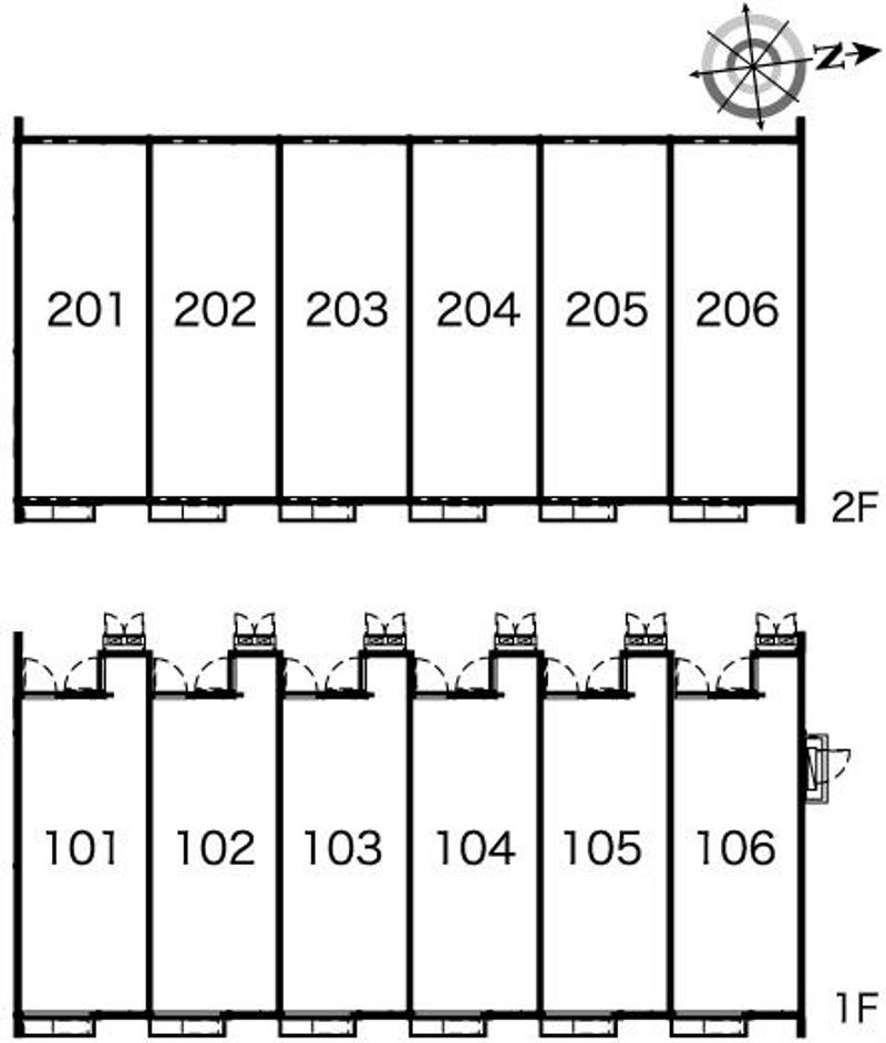 レオネクストプラシード　Ｂ 間取り配置図