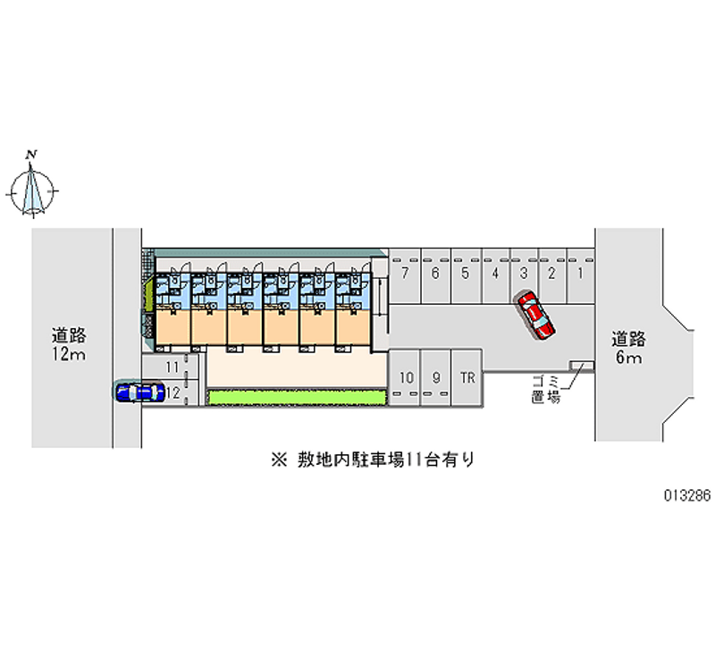 レオパレスＦＵＪＩ 月極駐車場