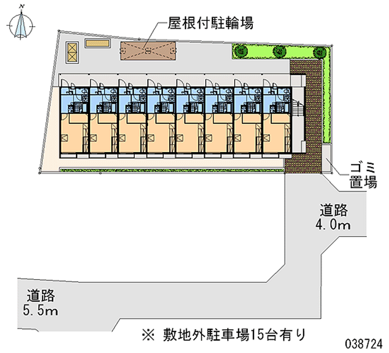 レオパレス浜野 月極駐車場