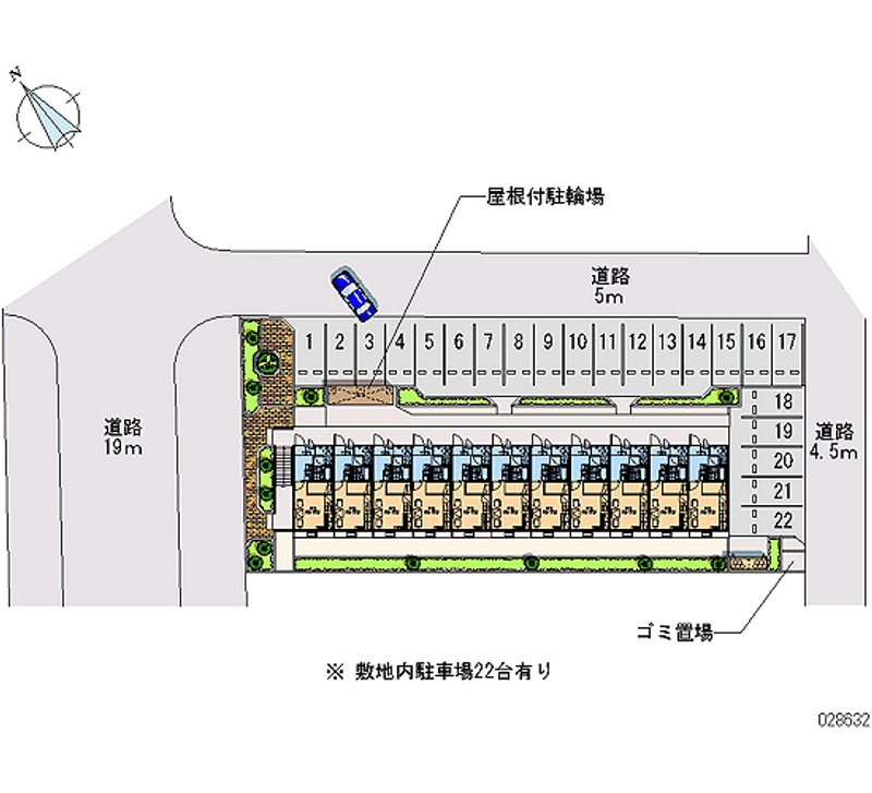 28632 Monthly parking lot