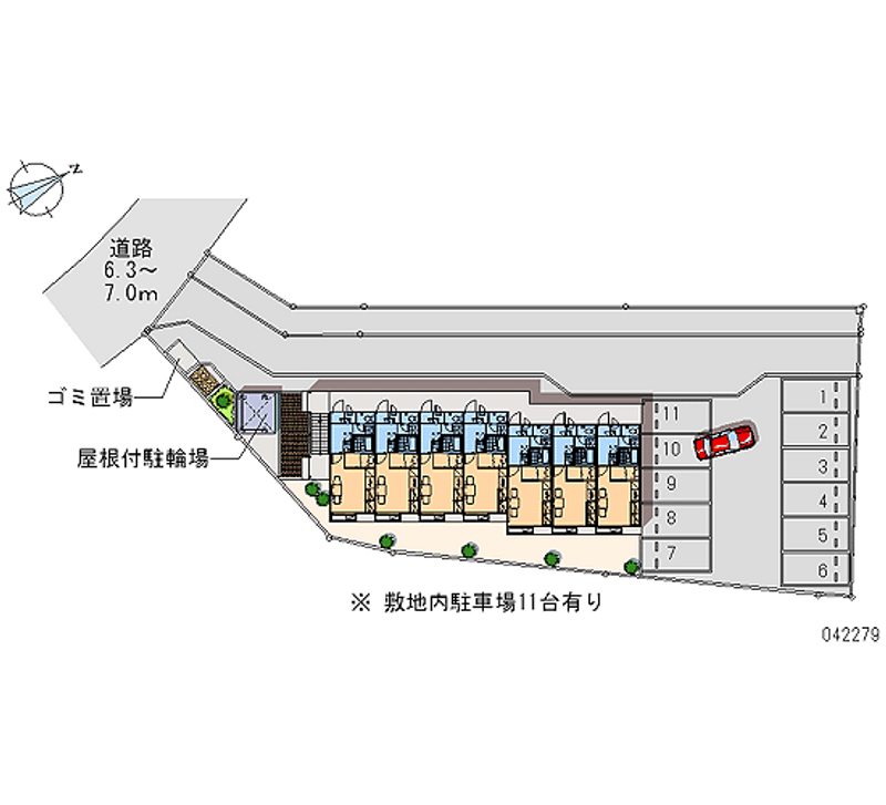 42279 bãi đậu xe hàng tháng