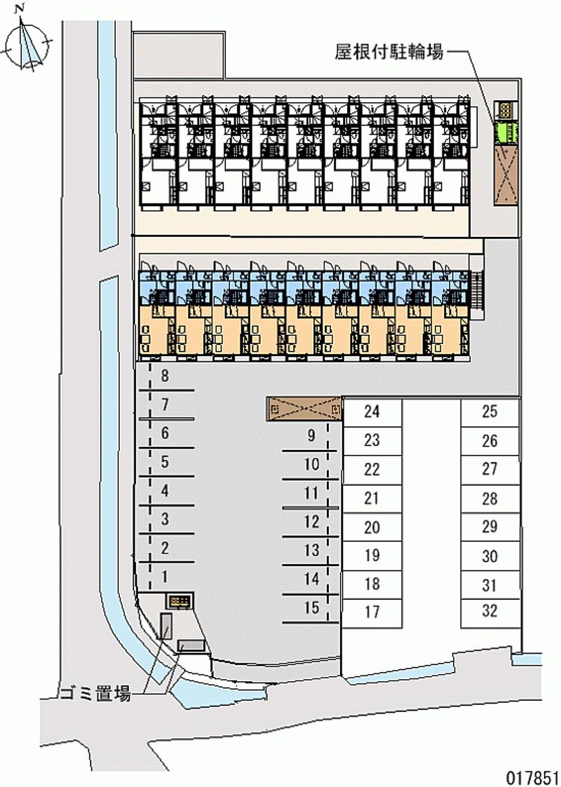 17851 Monthly parking lot