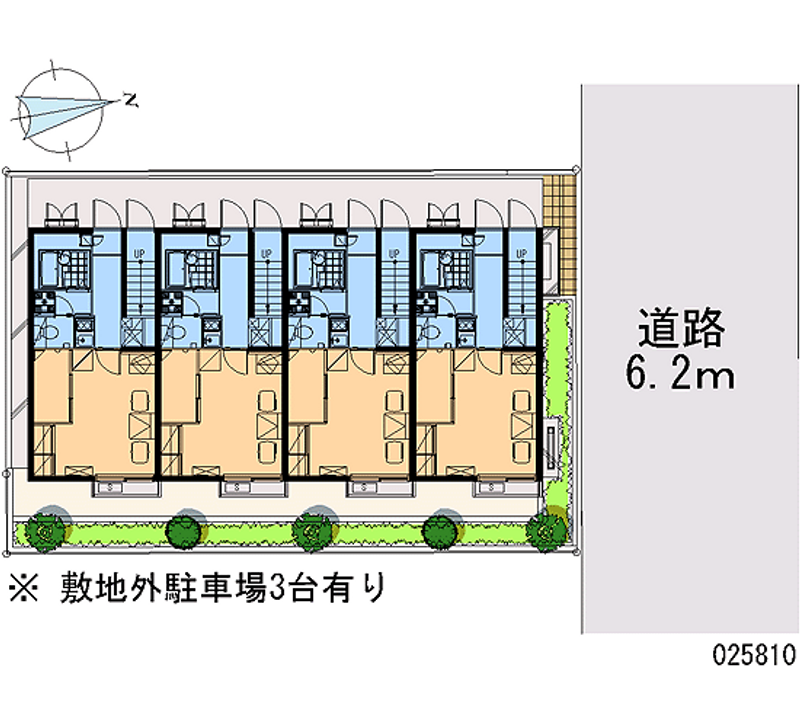 レオパレスウィング３ 月極駐車場