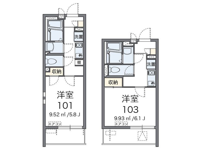 クレイノ大森町 間取図