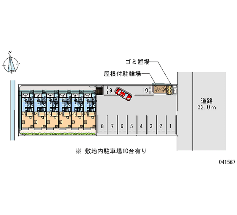 レオネクストニルヴァーナ 月極駐車場