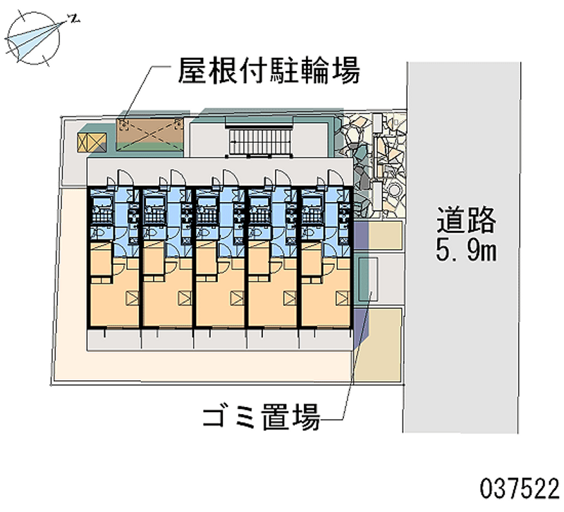 レオパレスエムズシティ 区画図