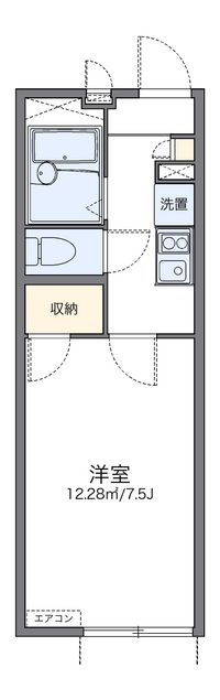 レオパレスマインリーベ 間取り図