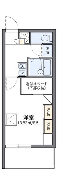 レオパレスＹＯＧＩ 間取り図