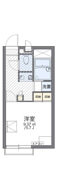 レオパレス国栄 間取り図