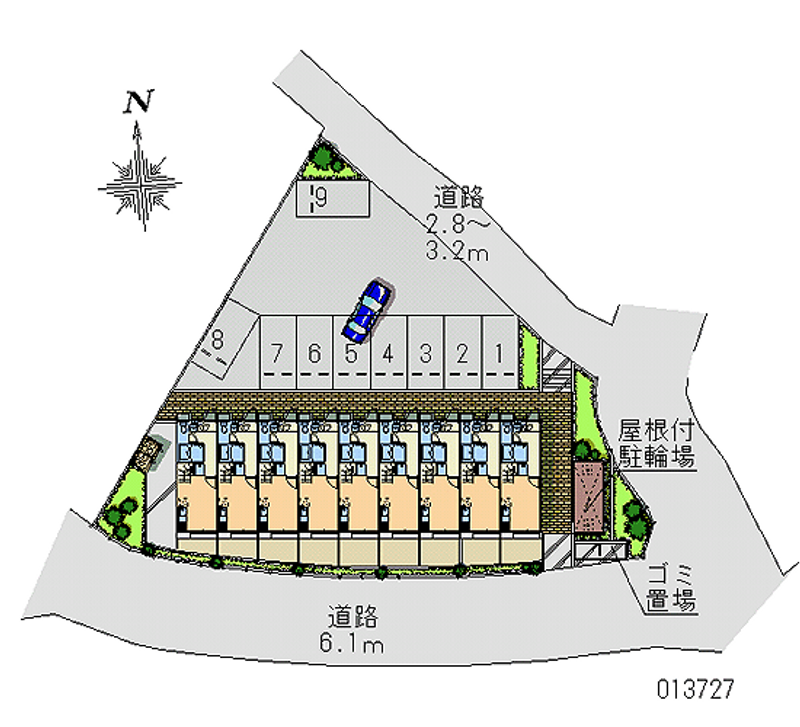 13727月租停車場