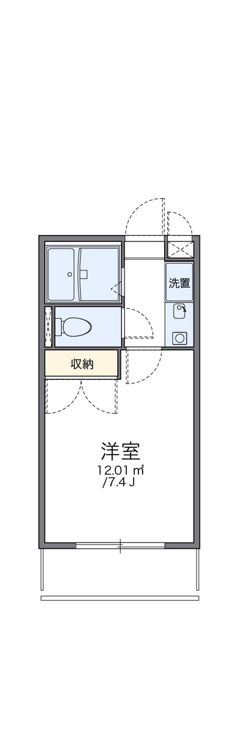 レオパレス永井Ⅱ 間取図