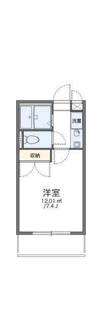 レオパレス永井Ⅱ 間取り図