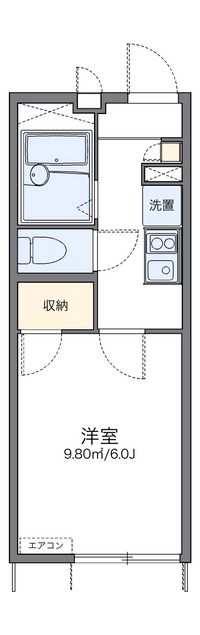 レオパレスフォーエヴァー 間取り図