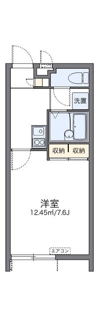 レオパレス南城 間取り図