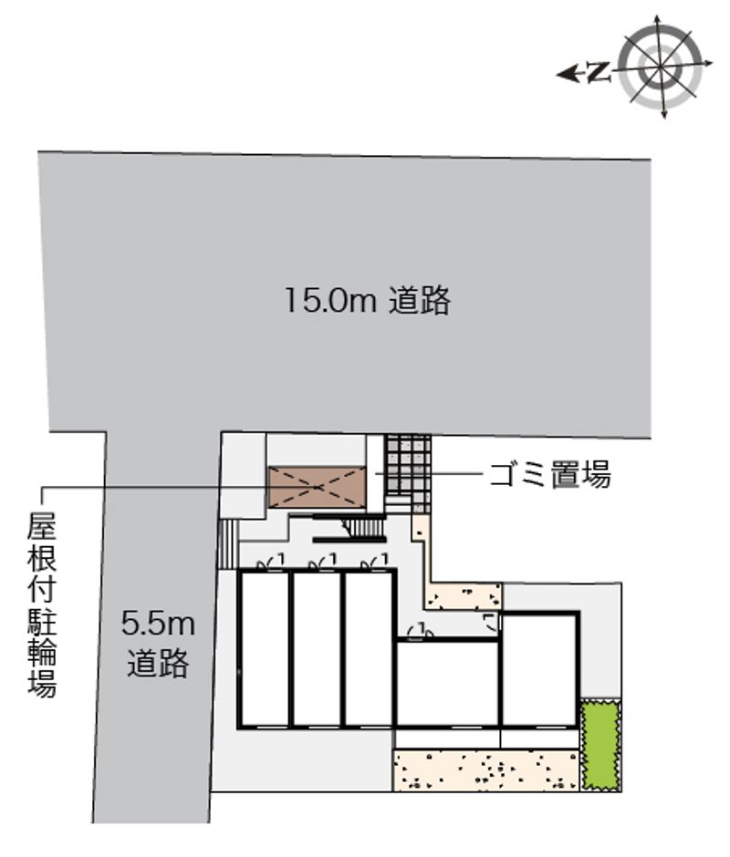 レオネクスト八木町 配置図