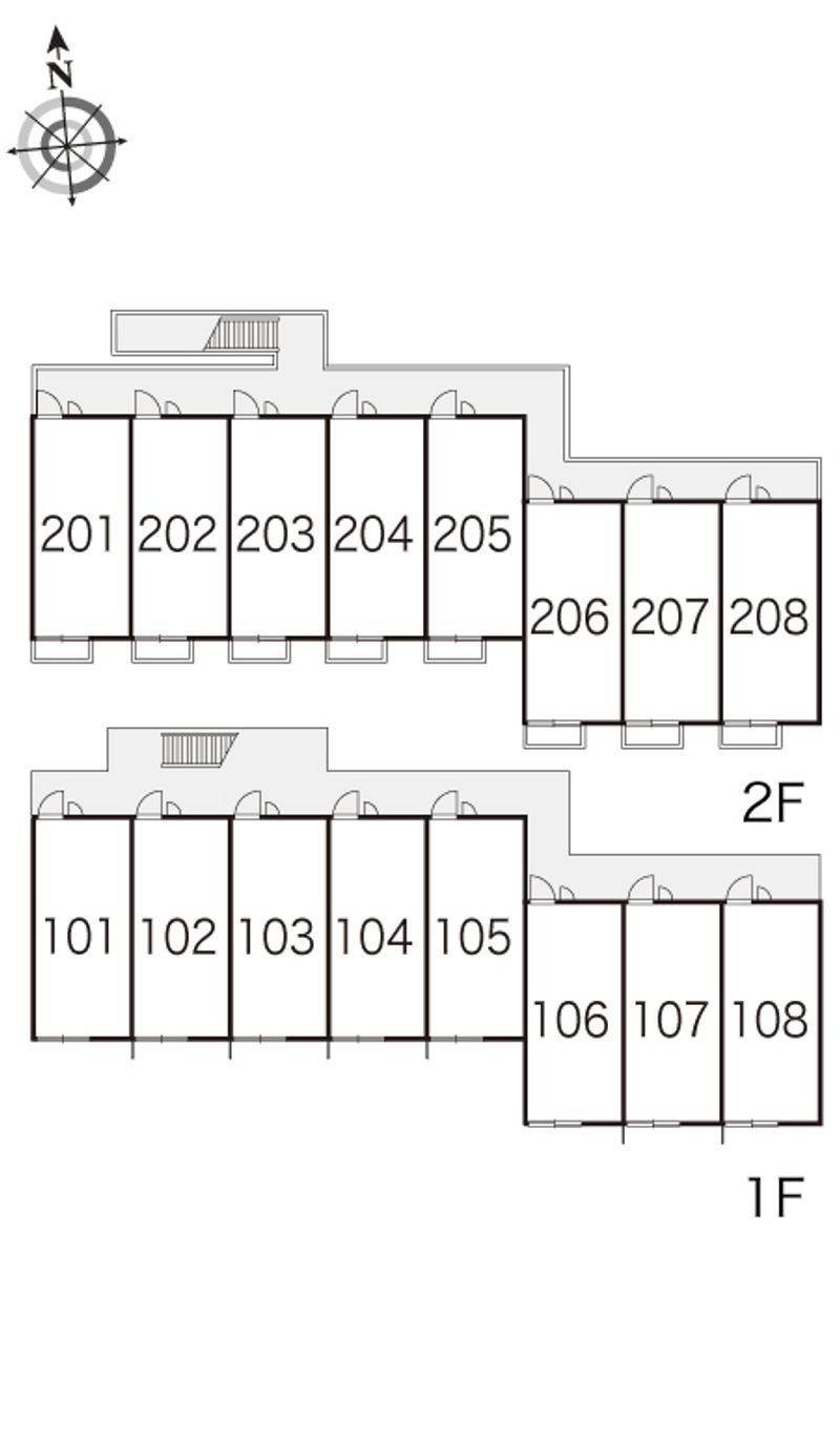 レオパレスＺＥＲＯ−ＺＯＮＥ 間取配置図