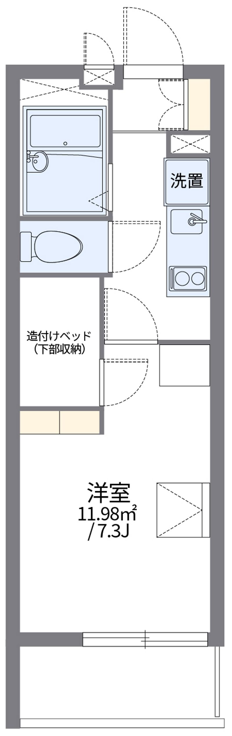 レオパレスアナトリア 間取図