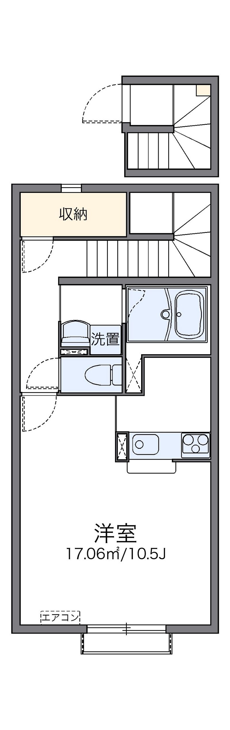 レオネクストはぶ 間取図