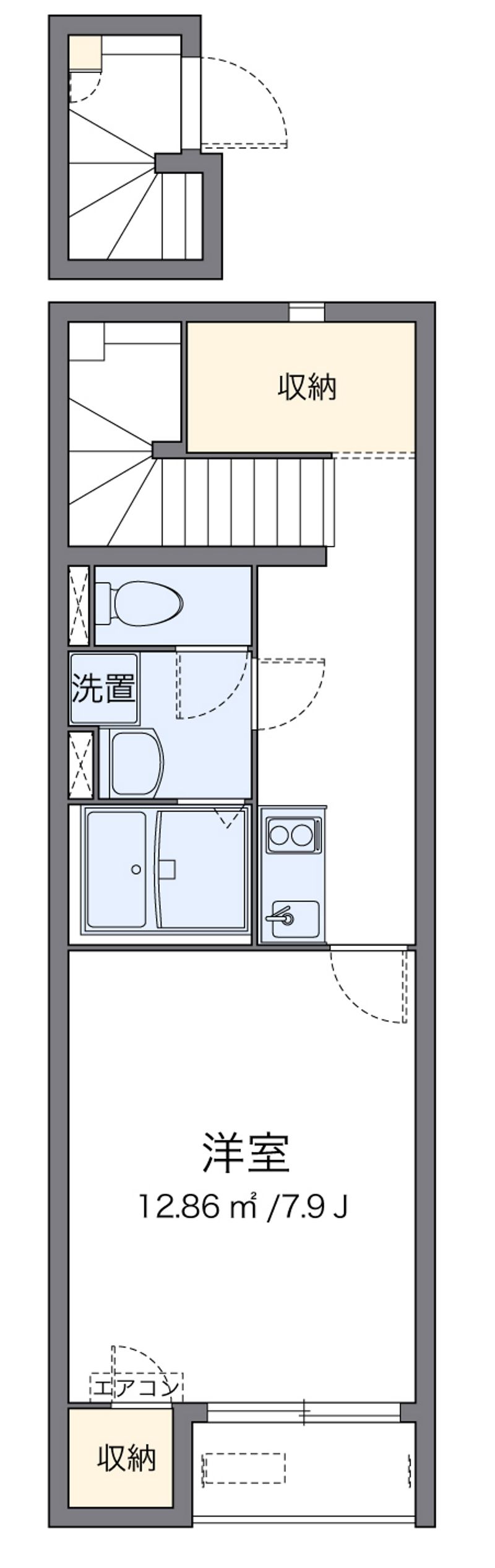 クレイノＤＯＭＡＮＩ　Ⅱ 間取図