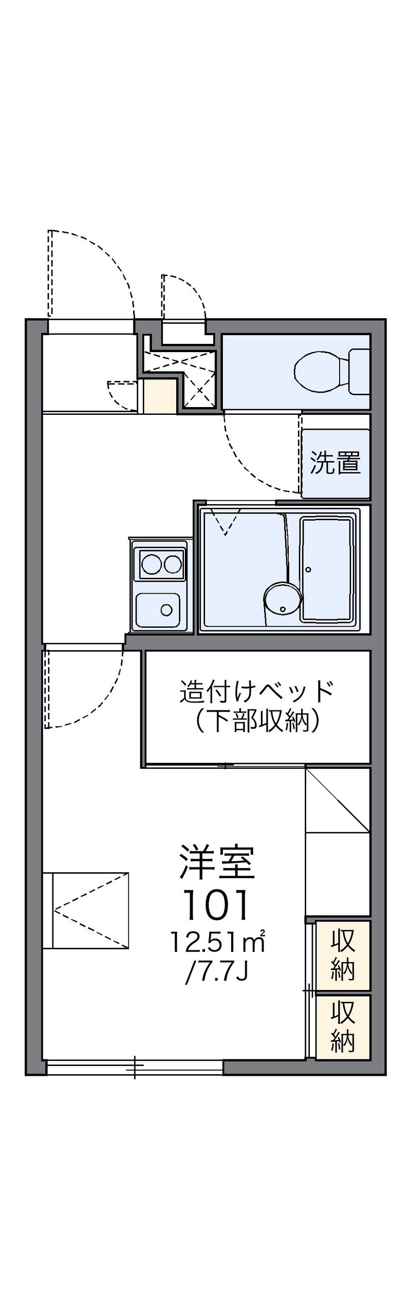 レオパレスＦｉｎｅ 間取図