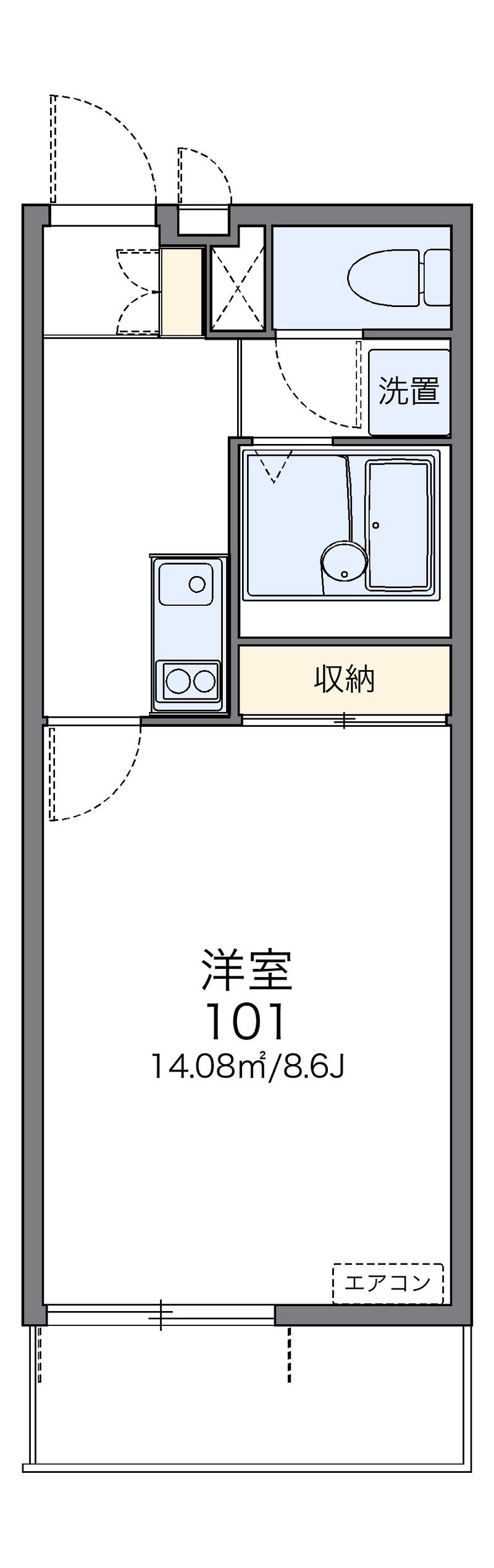 レオネクストシーズ　堀の内 間取図
