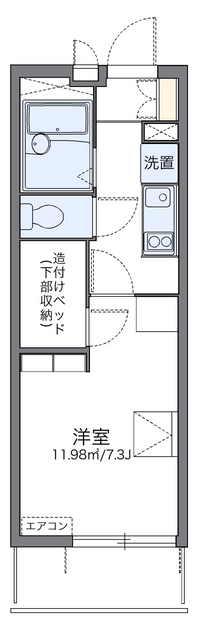 レオパレスＡ 間取り図