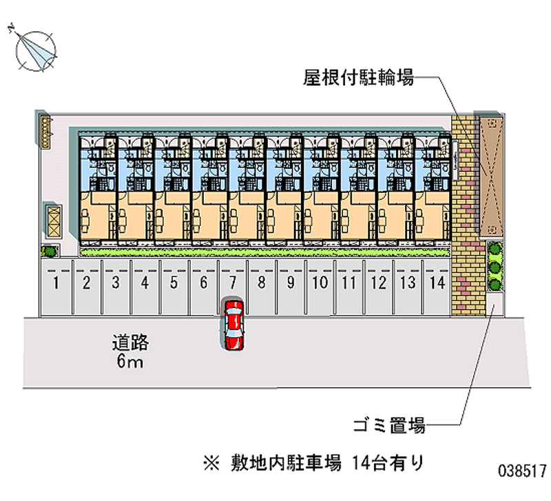 38517月租停車場