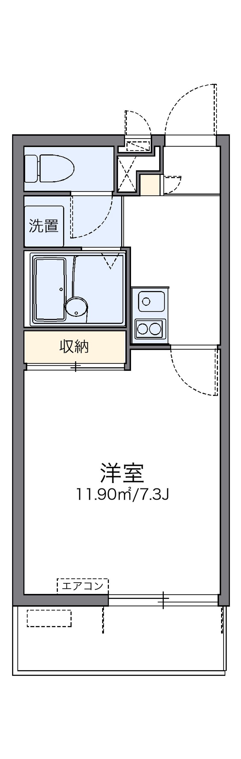 レオネクストルフェリ 間取図