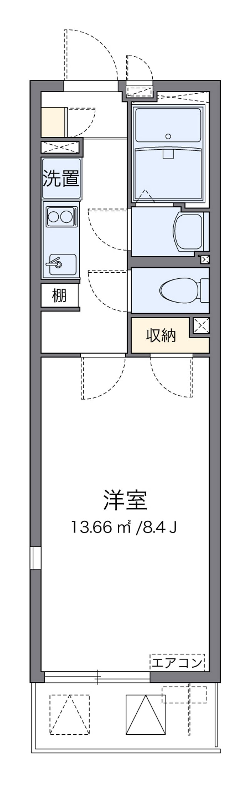クレイノセントコージア山崎 間取り