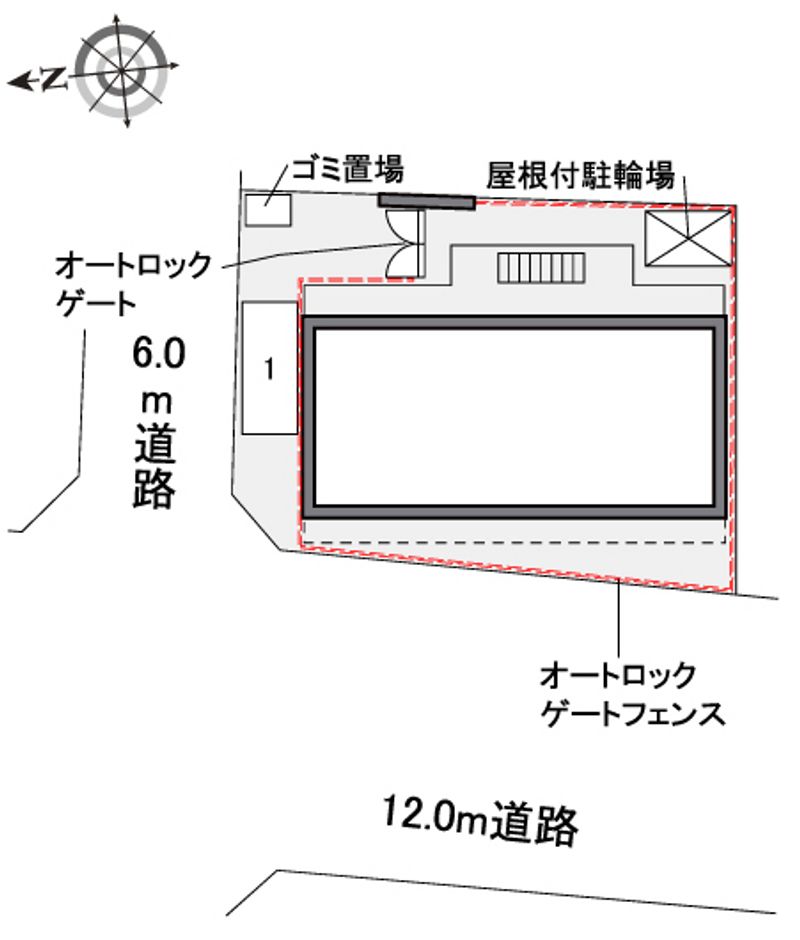 レオパレスエストーディオⅡ 配置図