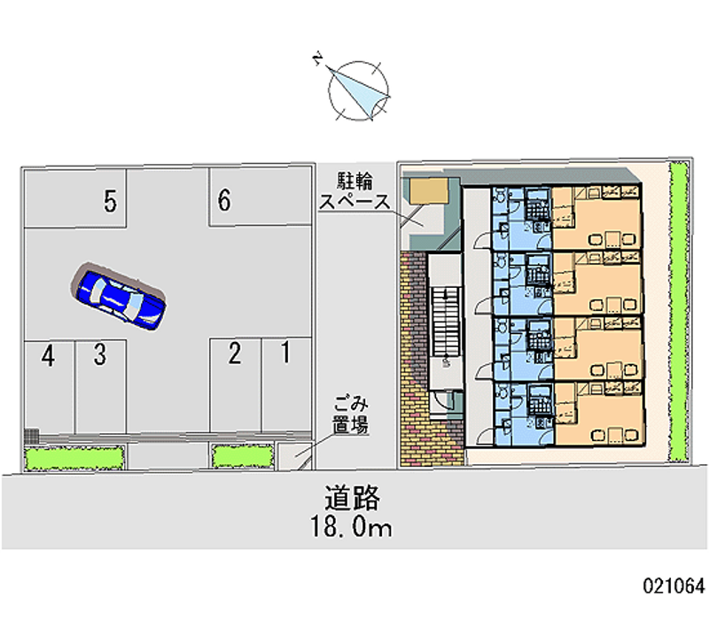 レオパレス庄 月極駐車場