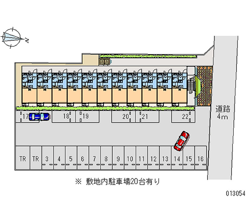 13054 Monthly parking lot