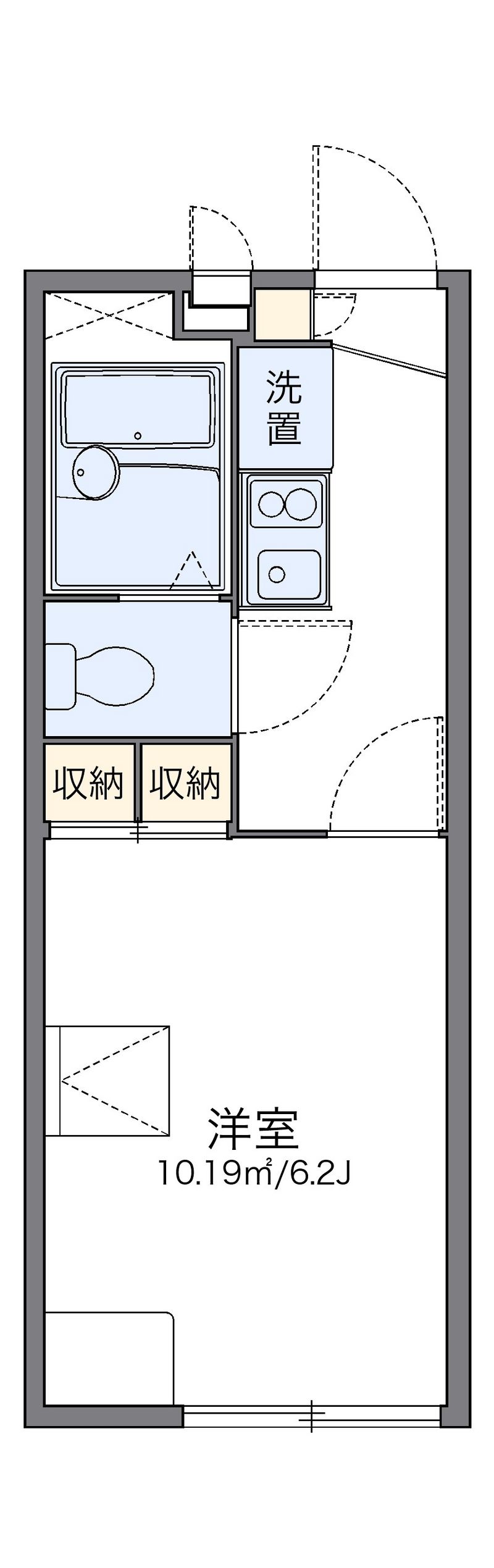 レオパレストウシヨウマエ 間取図