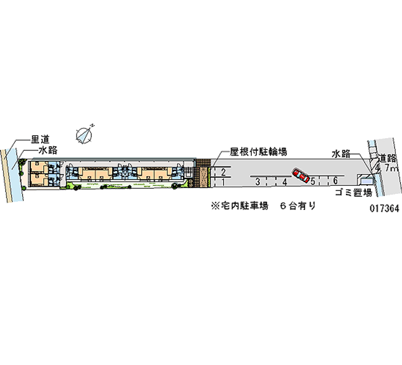 17364 bãi đậu xe hàng tháng