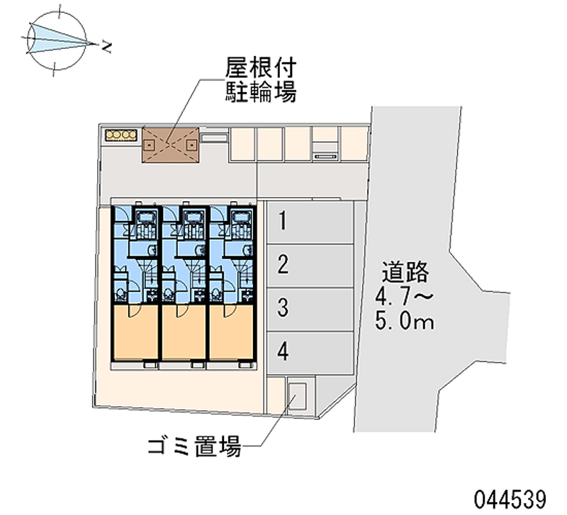 44539 Monthly parking lot