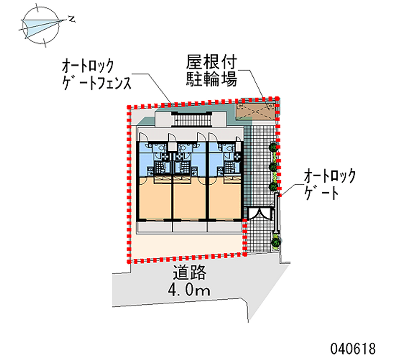 レオパレスカナンの家 区画図