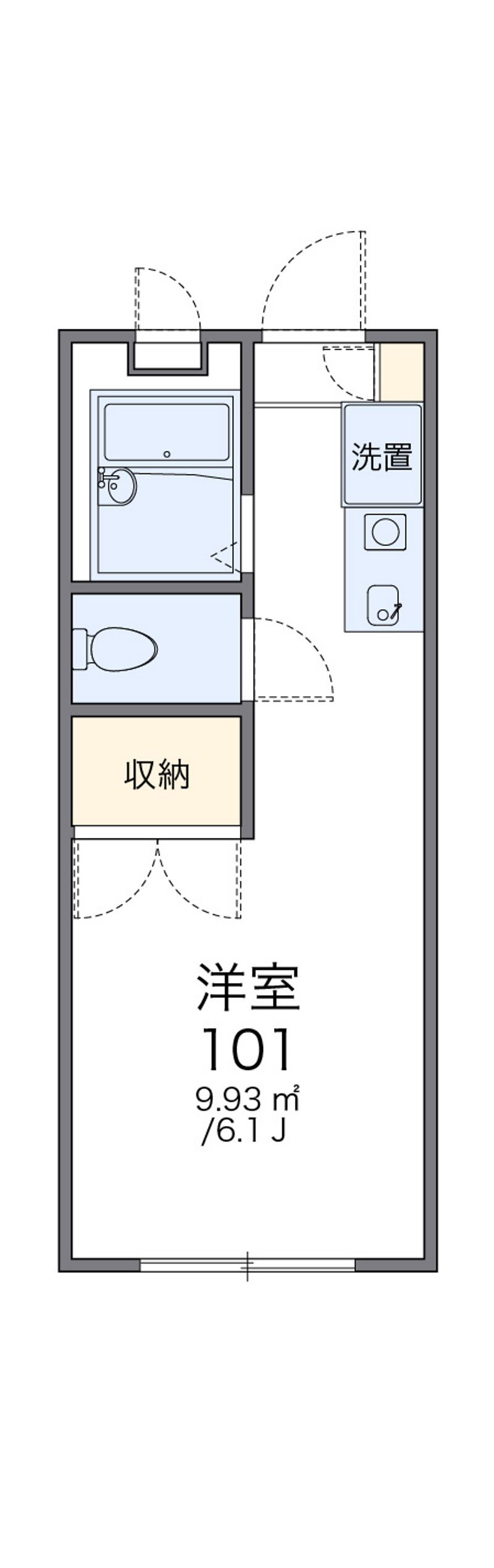 レオパレス９７ 間取図