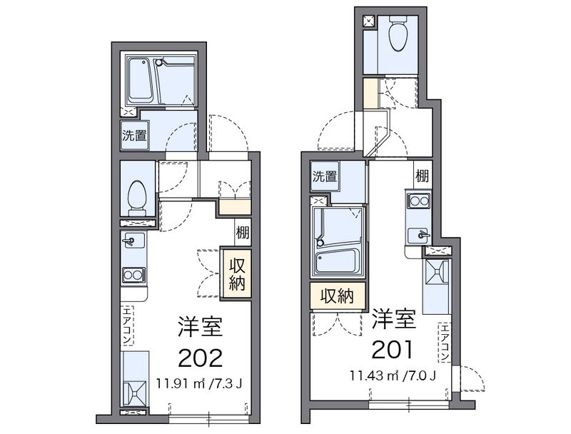レオネクストプレミアム代々木 間取図