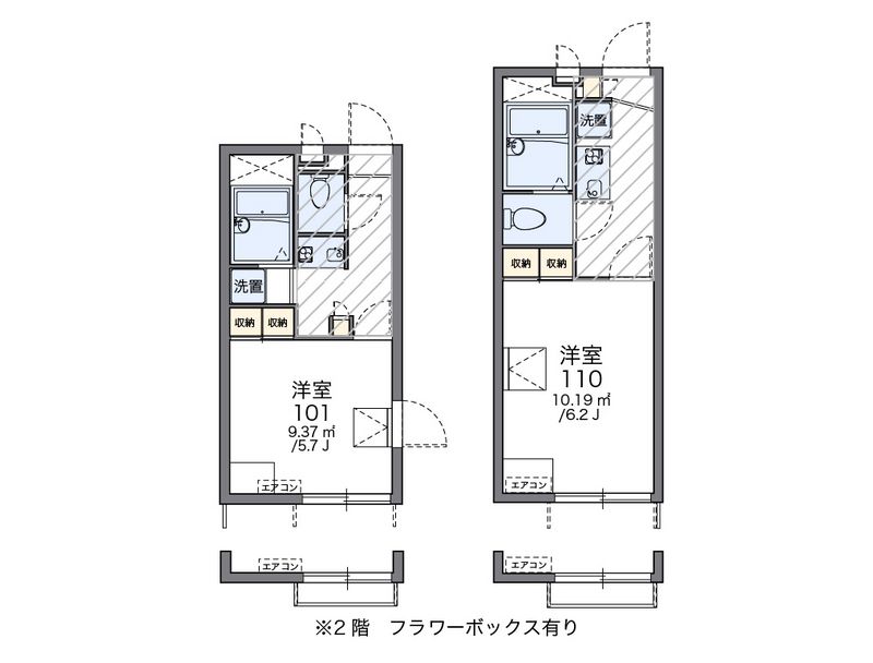 レオパレス八景島 間取図