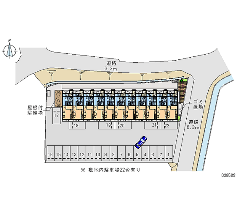 38589月租停車場