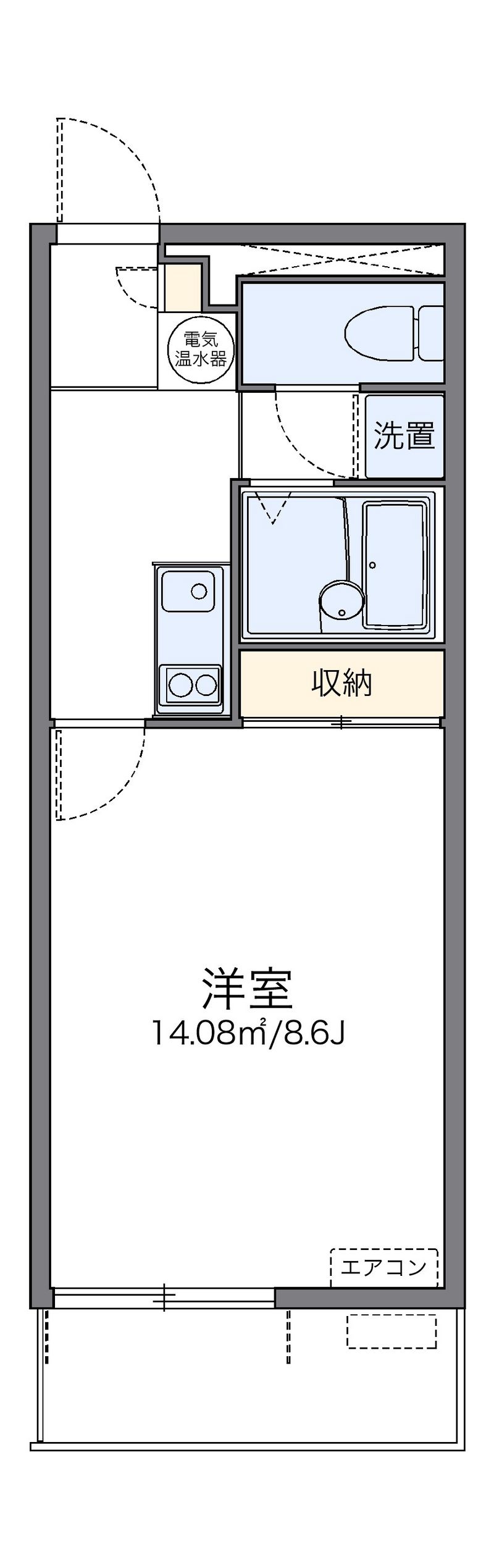 レオネクストシャルマンⅢ 間取図