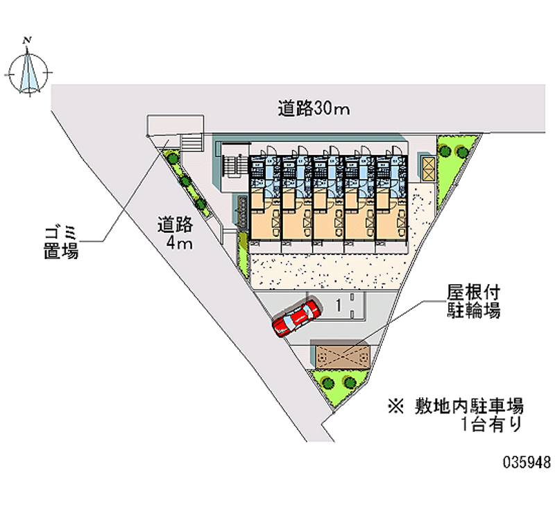 レオパレス千宮 区画図