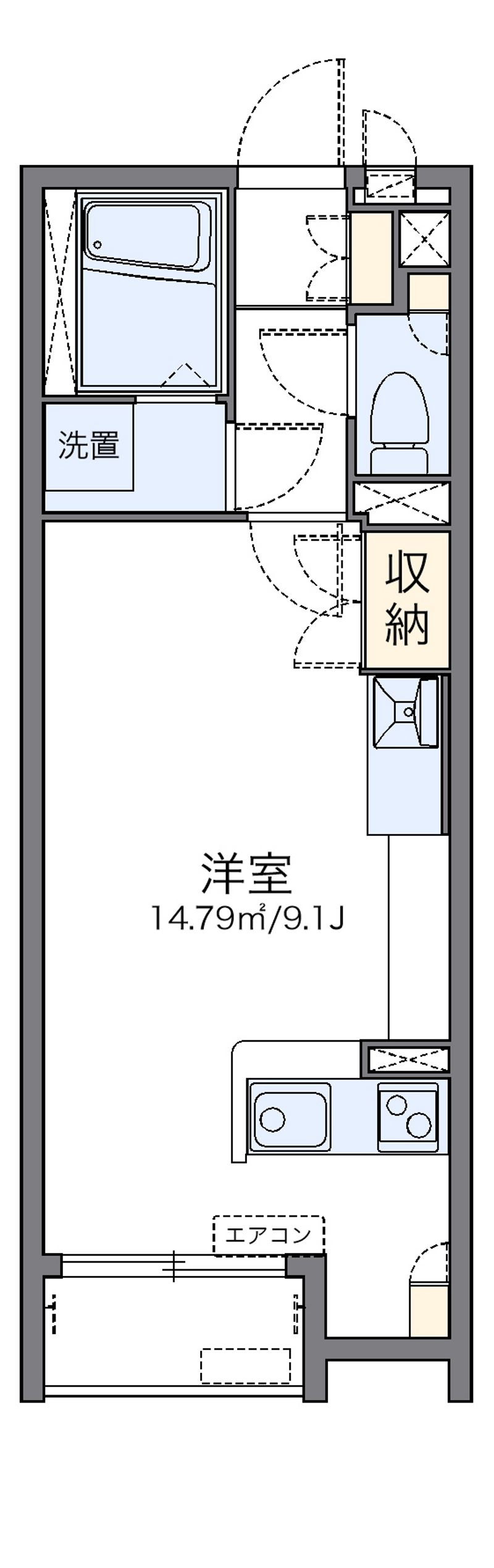 レオネクストクラムⅡ 間取図