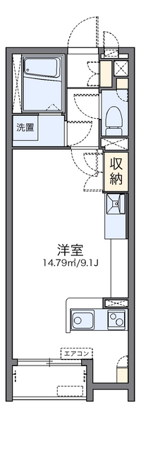 レオネクストクラムⅡ 間取り図