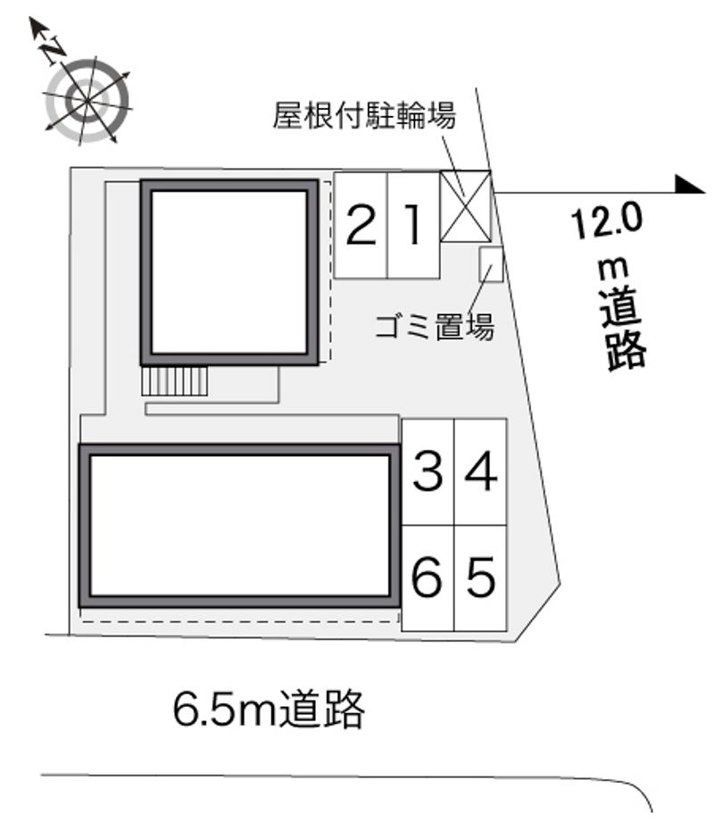 レオパレスアイティー笹原 配置図